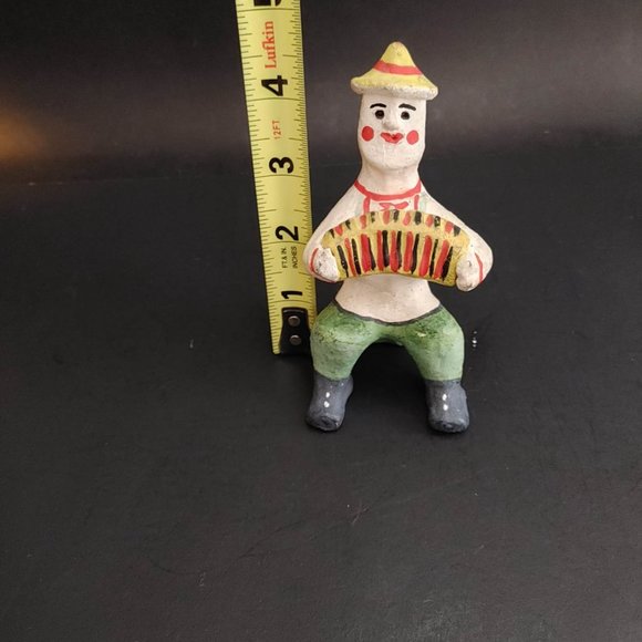 Vintage Dymkovo Clay Toy Folk Art Statues Russian Traditional Toy Kargopol - Picture 7 of 9